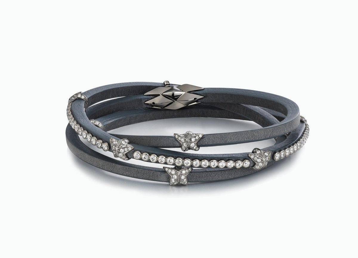 WRAP BRACELETS HERITAGE EARL GREY TRIPLE WRAP DIAMOND