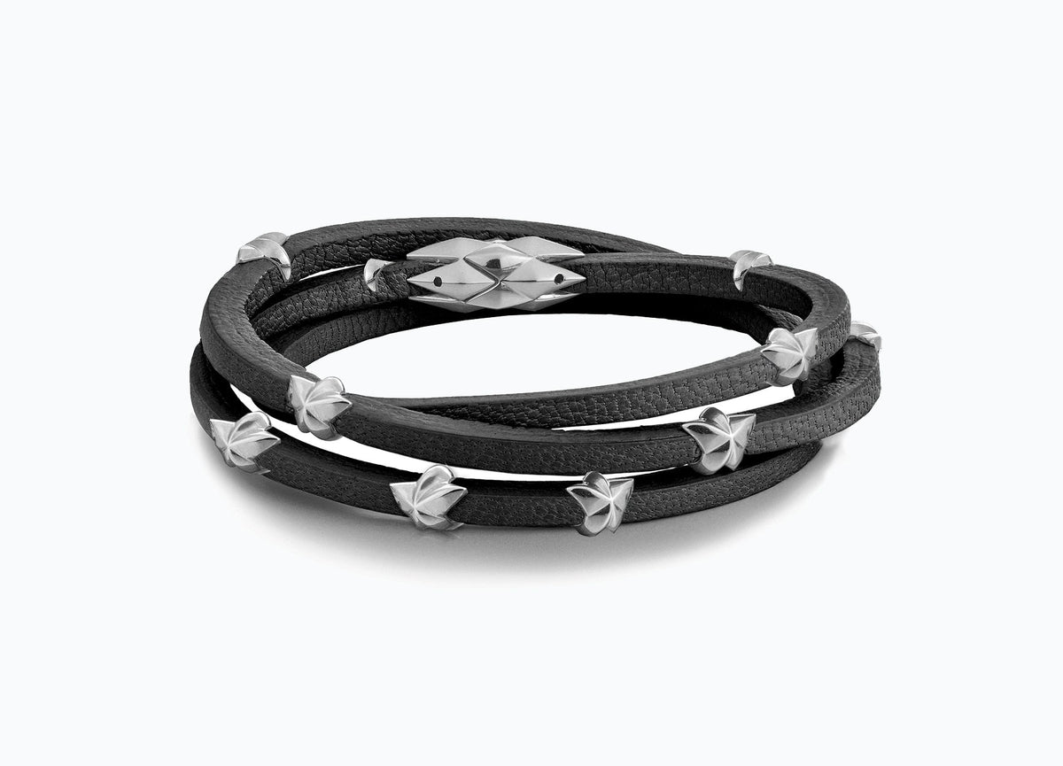 LIMITED MENS 10 SILVER STAR BRACELET