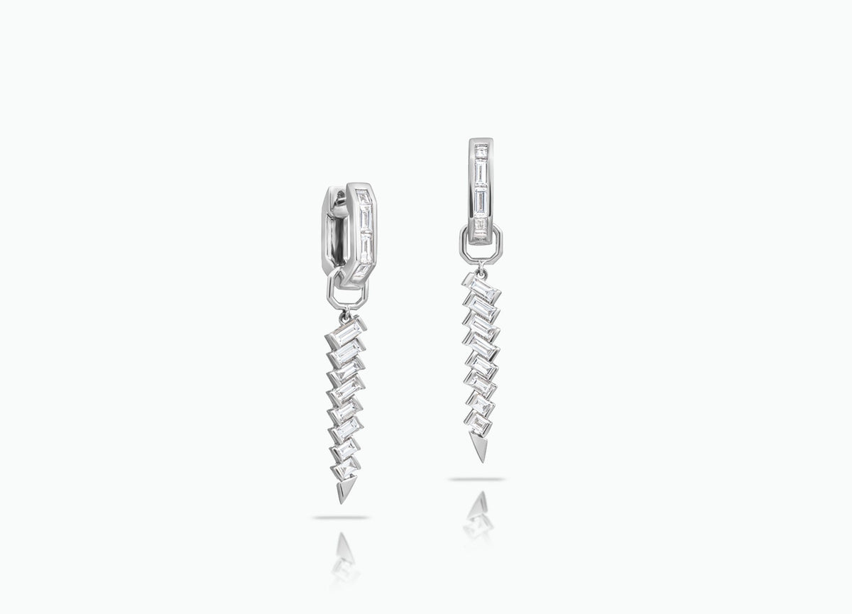HUGGIE DAGGER EARRINGS
