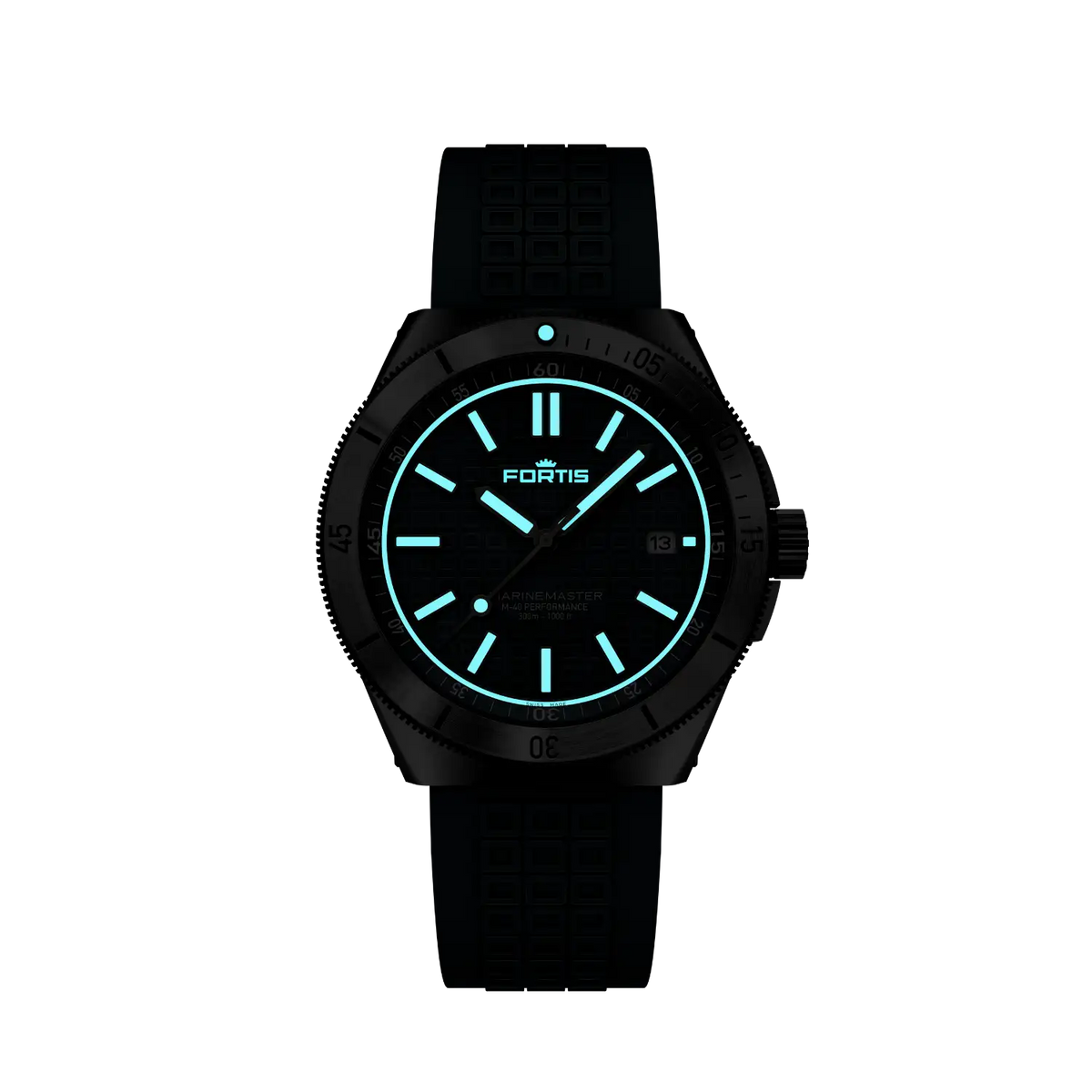 FORTIS Marinemaster M-40 Rockstone Gray on Horizon Strap — manufacturer detail 1