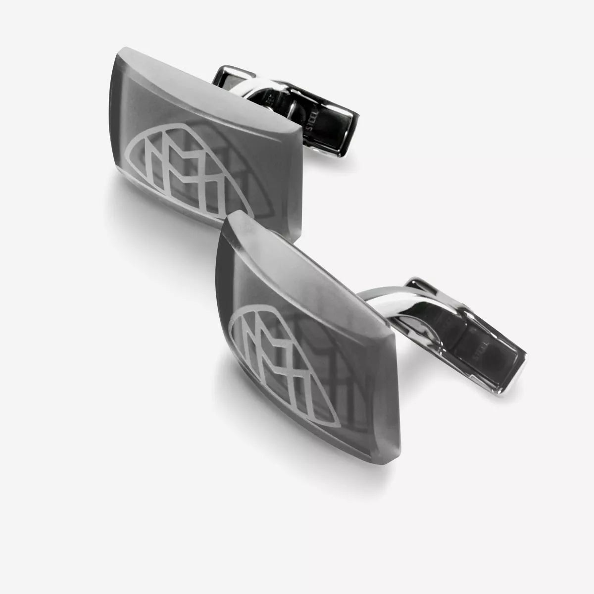 MAYBACH The Genius I Cufflinks titan grey pearl/black/transparent