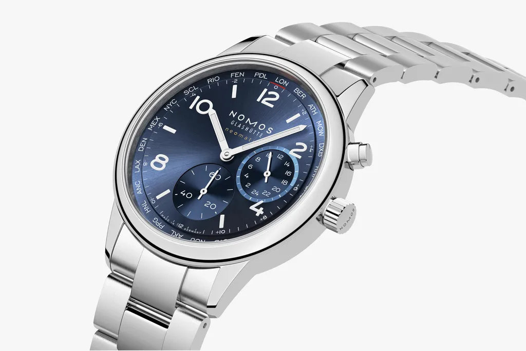 NOMOS Club Sport neomatik Worldtimer blue-3