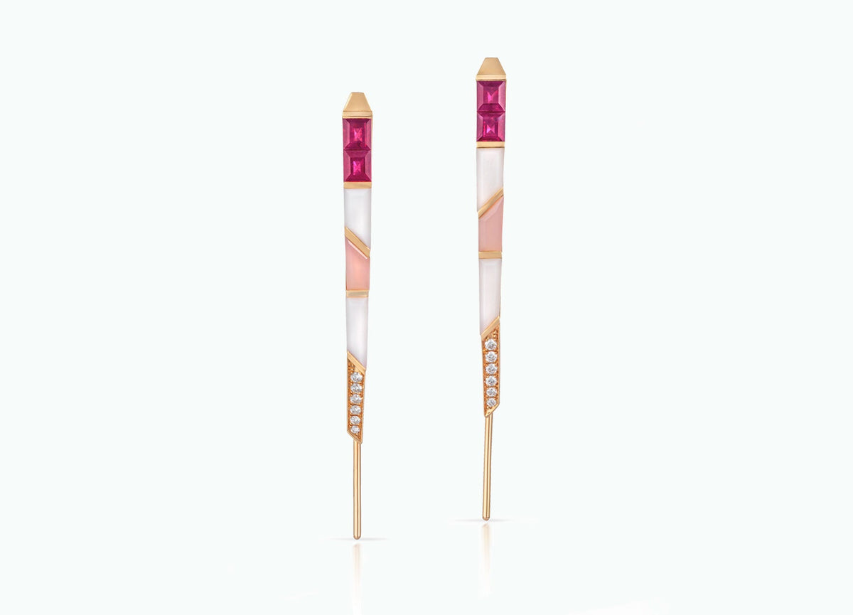 STELLAR SLIDE THROUGH EARRINGS