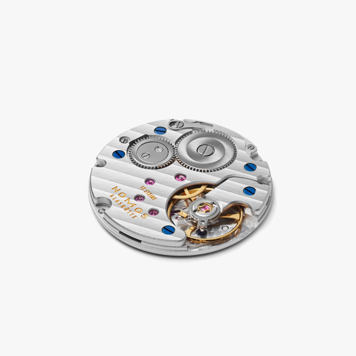NOMOS Metro 33 muted red 1123 — caliber and product detail