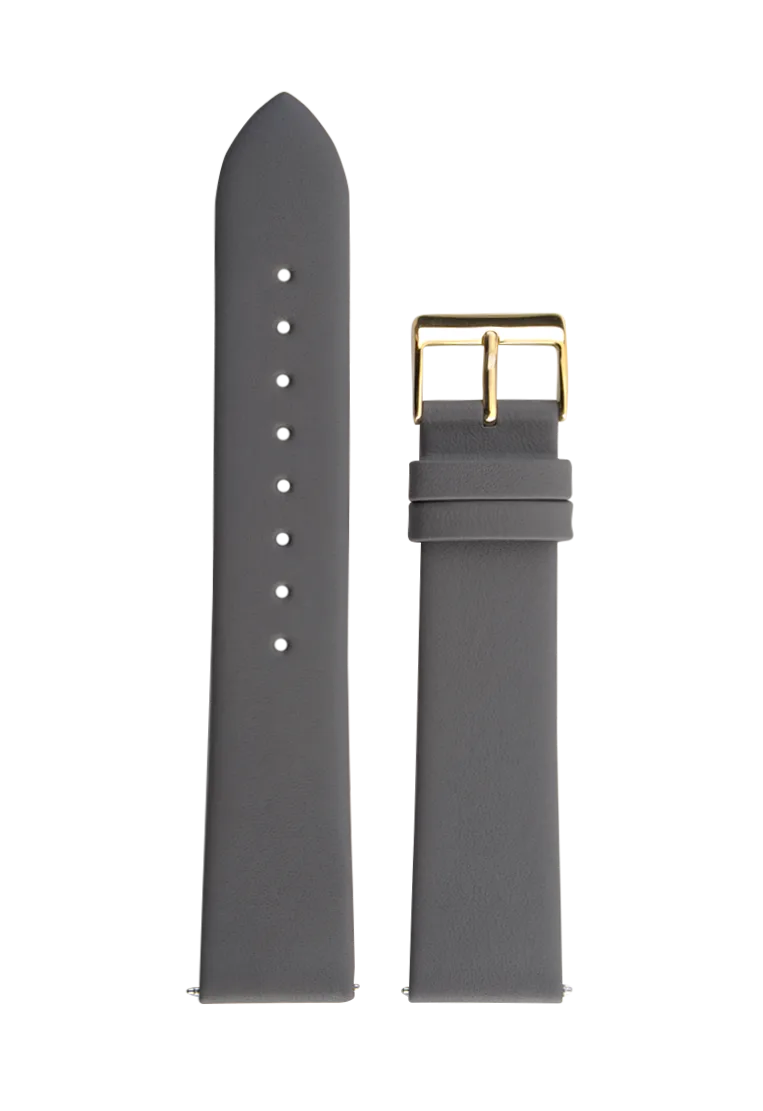 Leather strap soft grey, 20mm 420506994