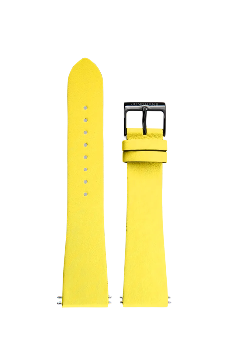 Cowhide strap XS yellow, 22mm 420507115