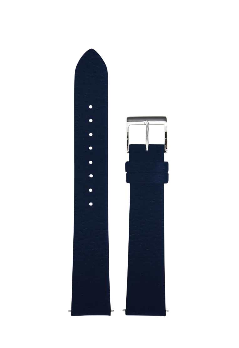Leather strap dark-blue, 17mm 420507155