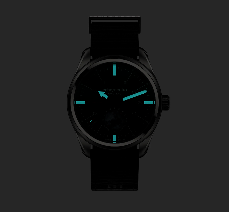echo/neutra AVERAU 39 Moon phase "Big Moon" Green Degradè