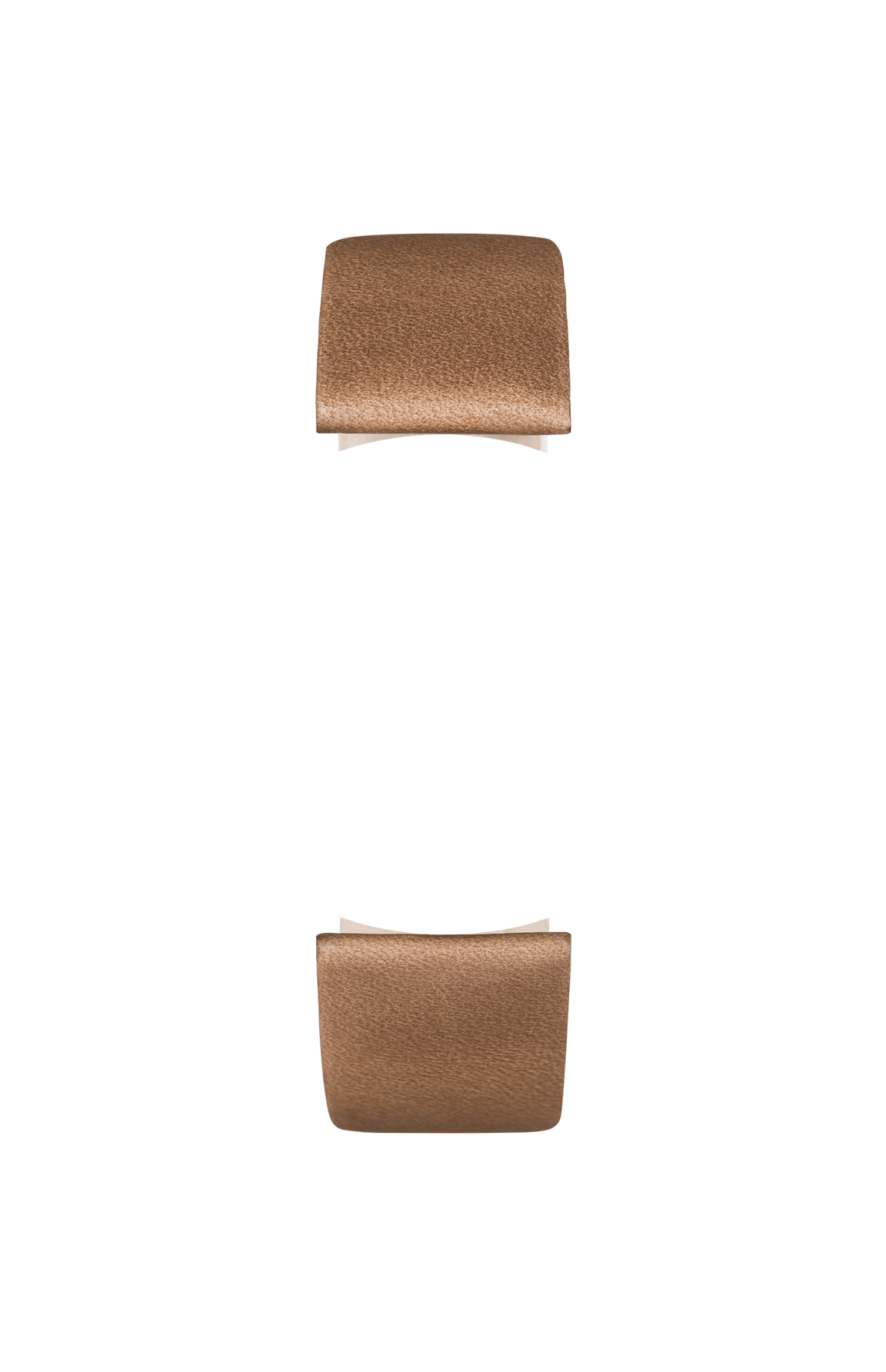 Brown calfskin strap – Front view