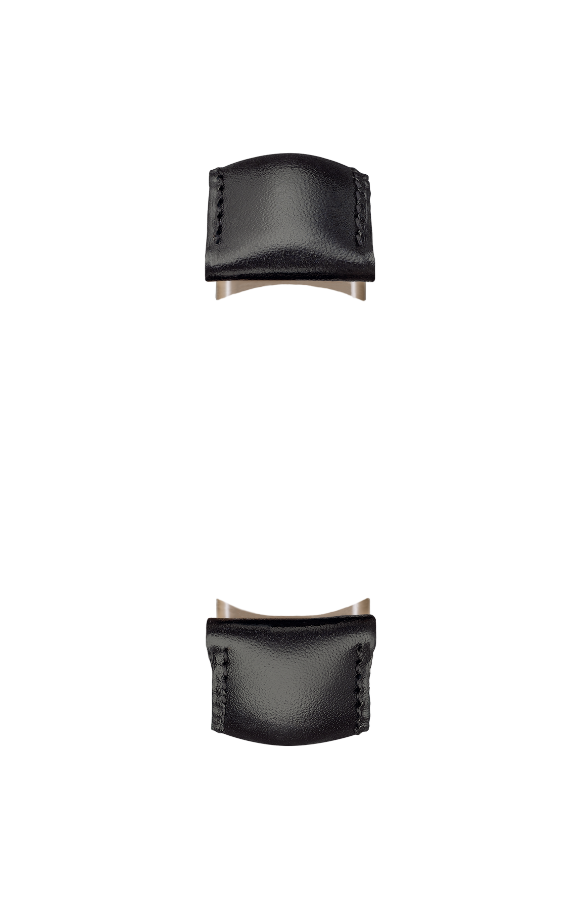 Black calfskin strap – Front view