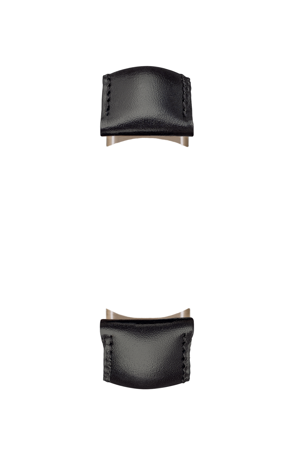 Black calfskin strap – Front view