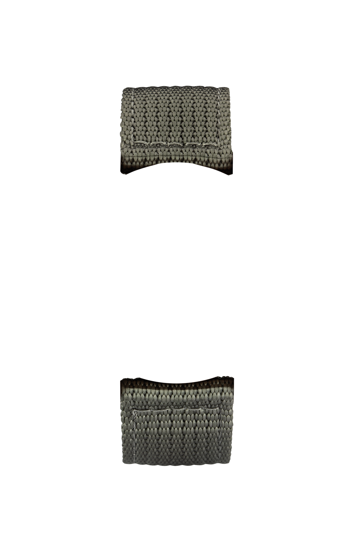 Olive grey textile strap – Front view