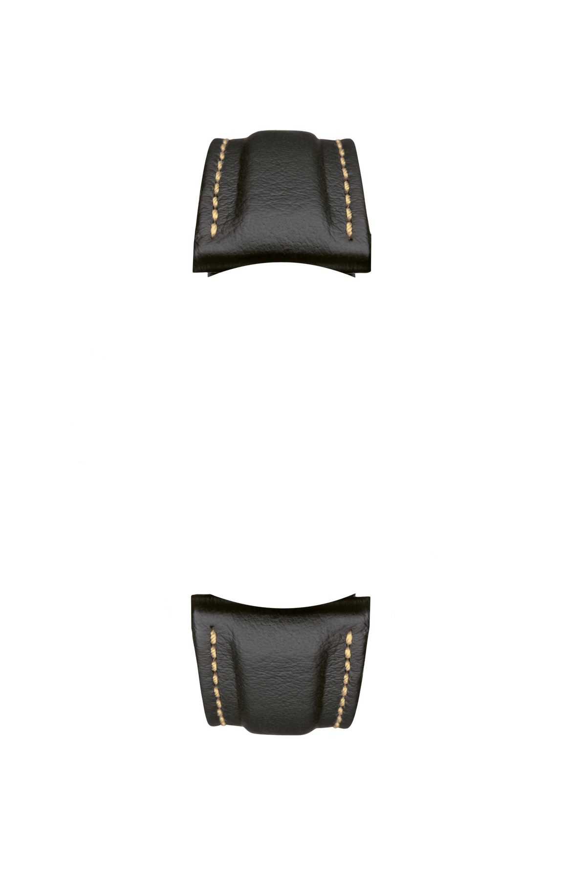 Black calfskin strap – Front view