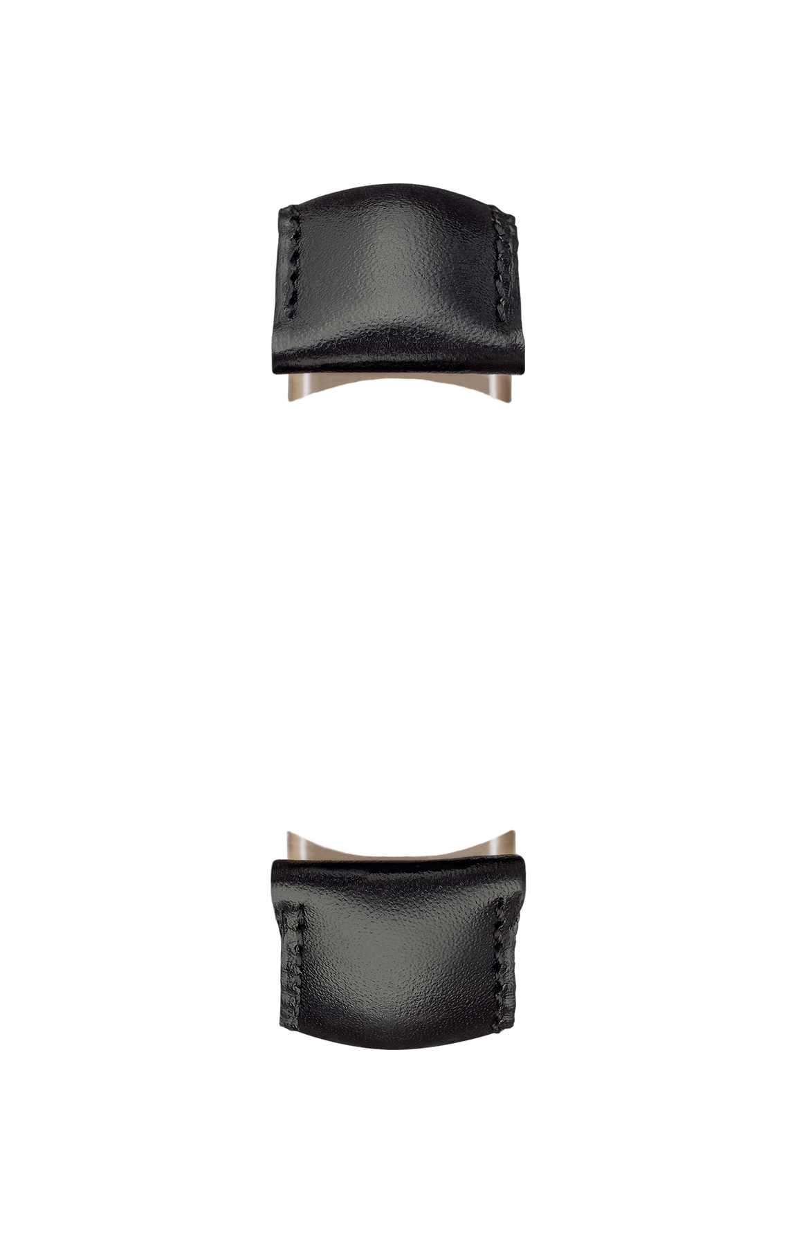 Black calfskin strap – Front view