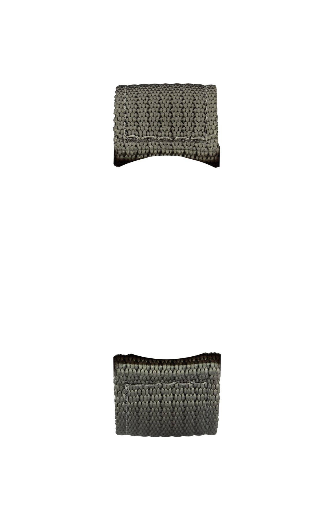Olive grey textile strap – Front view