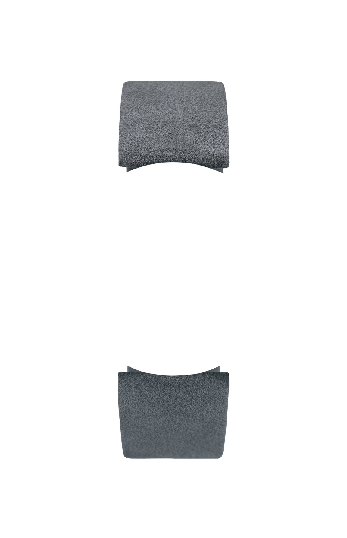 Grey Alcantara strap – Front view