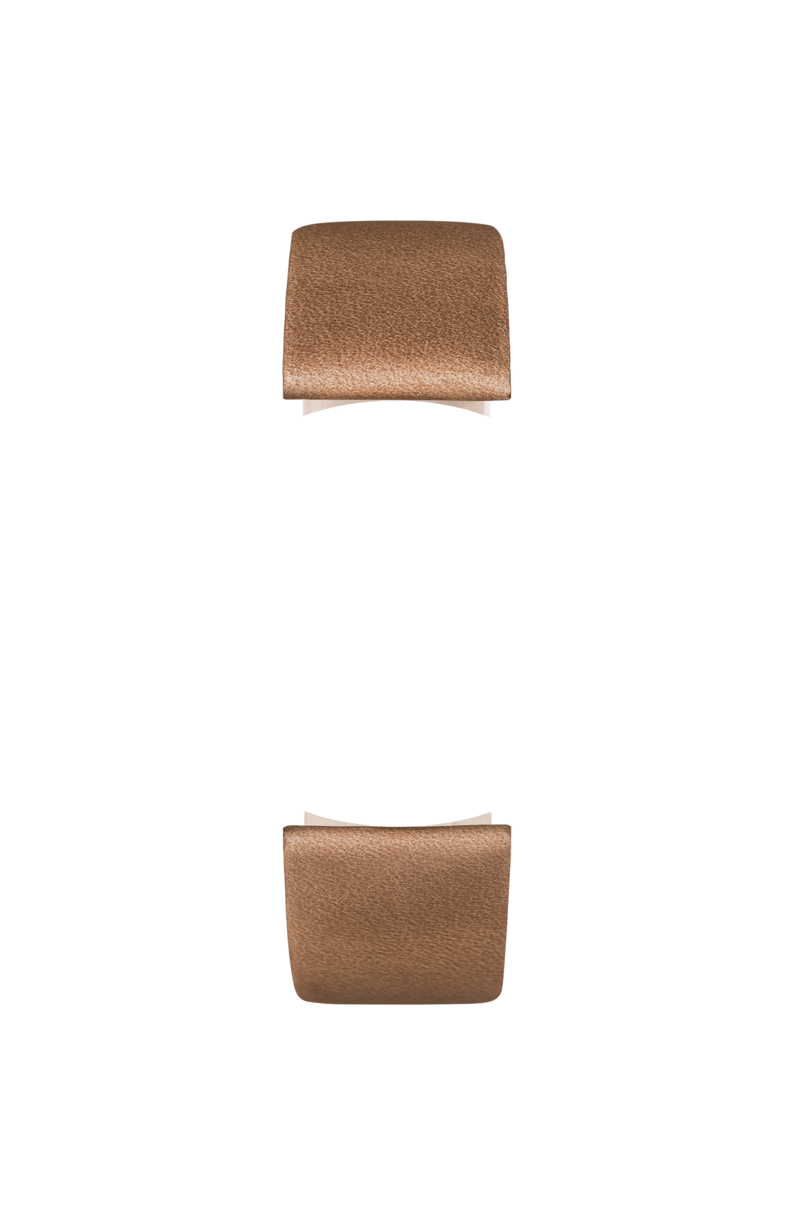 Brown calfskin strap – Front view