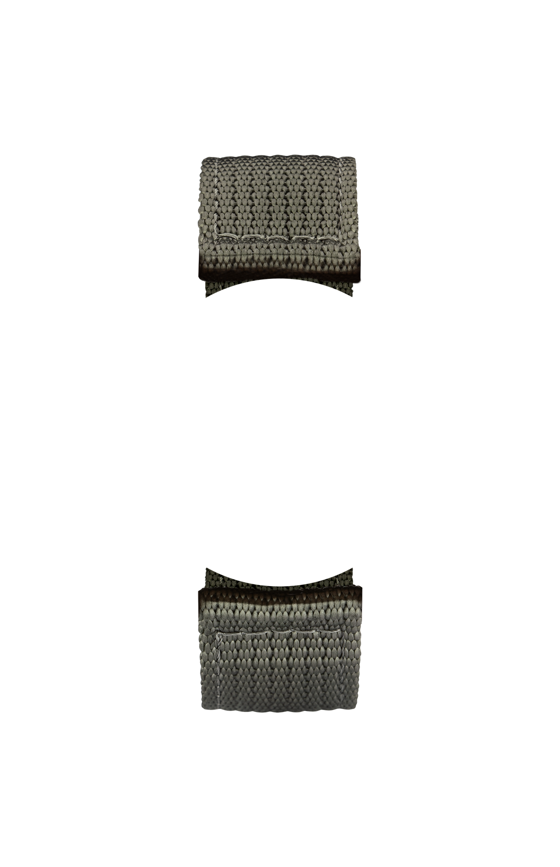 Olive grey textile strap – Front view