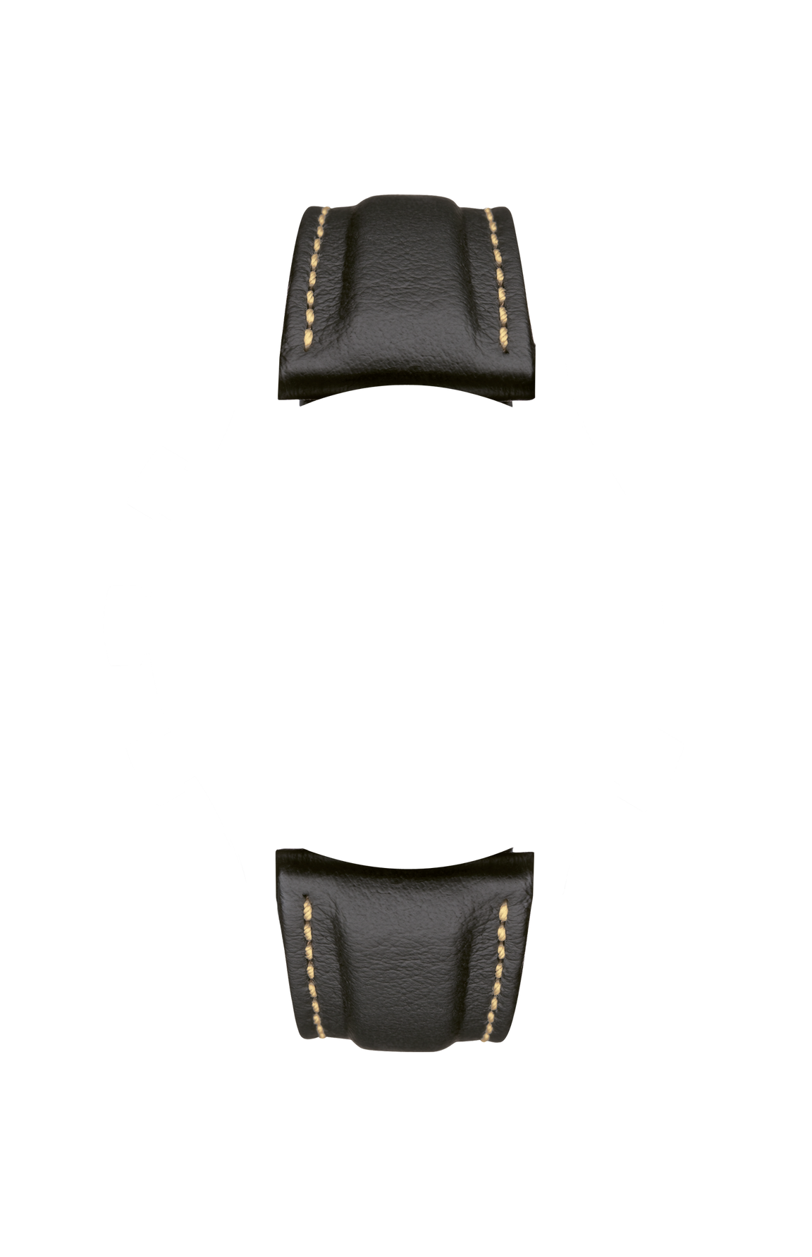 Black calfskin strap – Front view