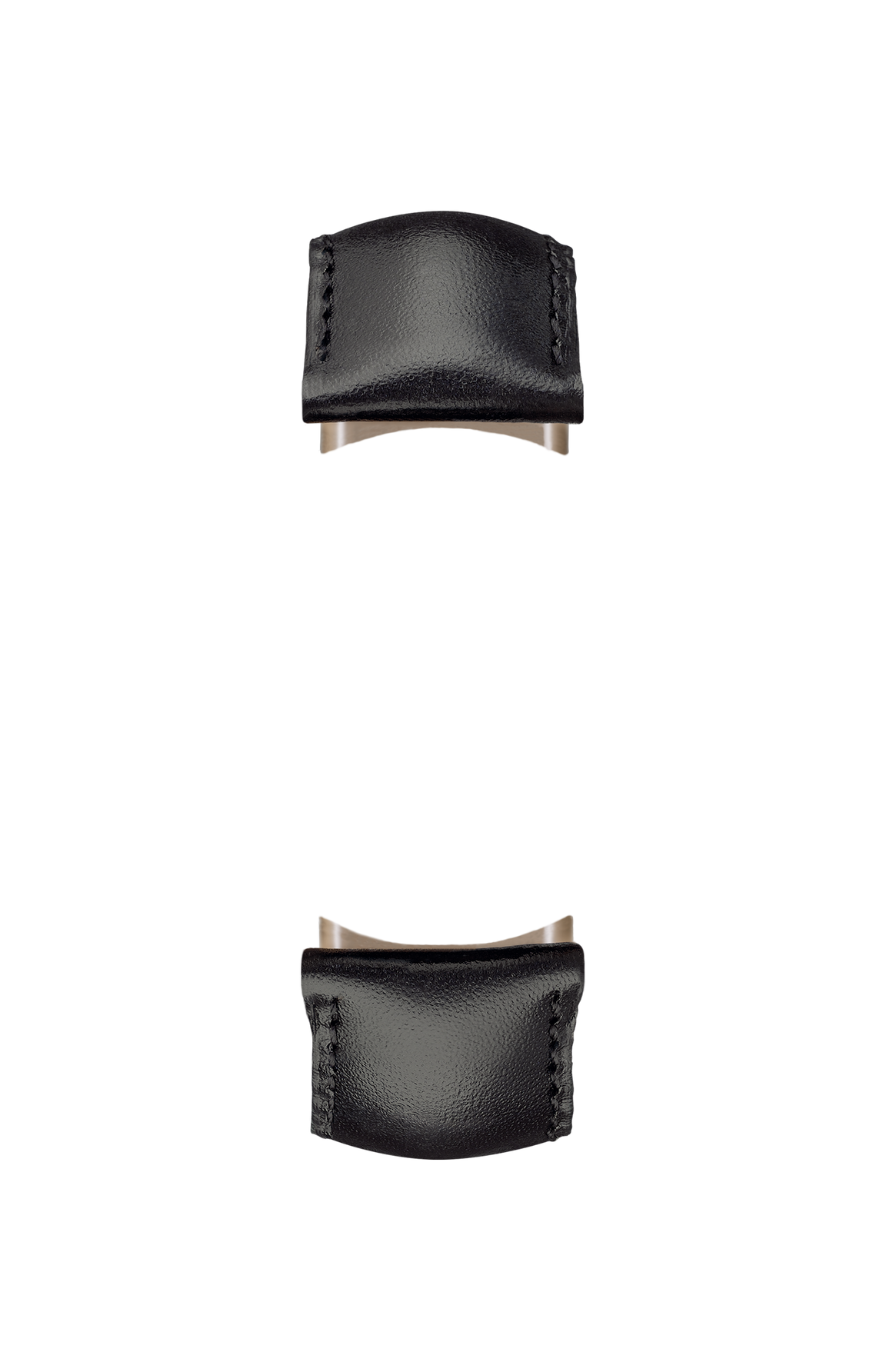 Black calfskin strap – Front view