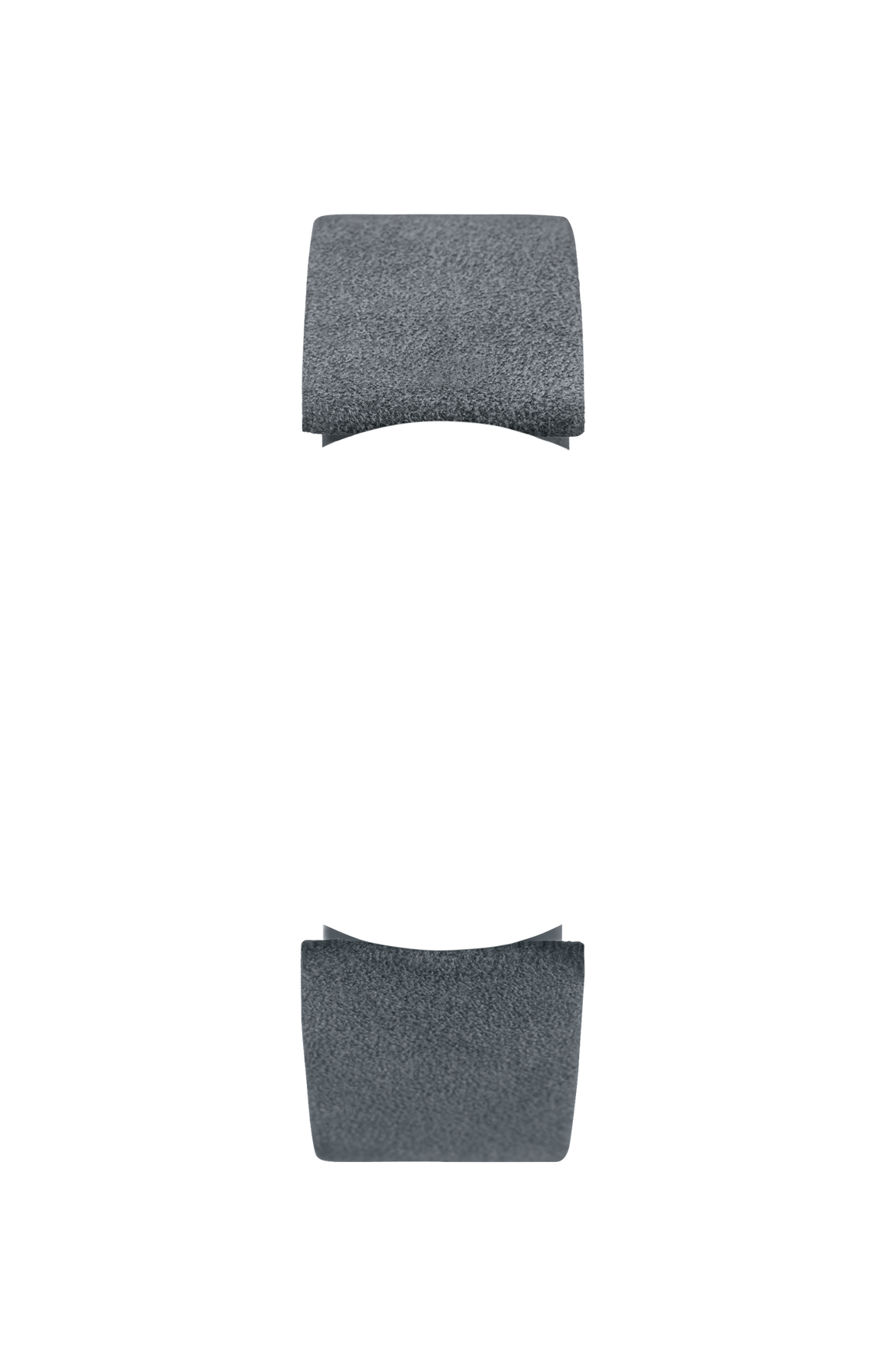 Grey Alcantara strap – Front view