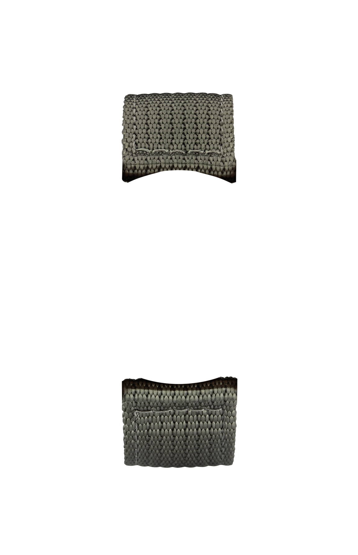 Olive grey textile strap – Front view