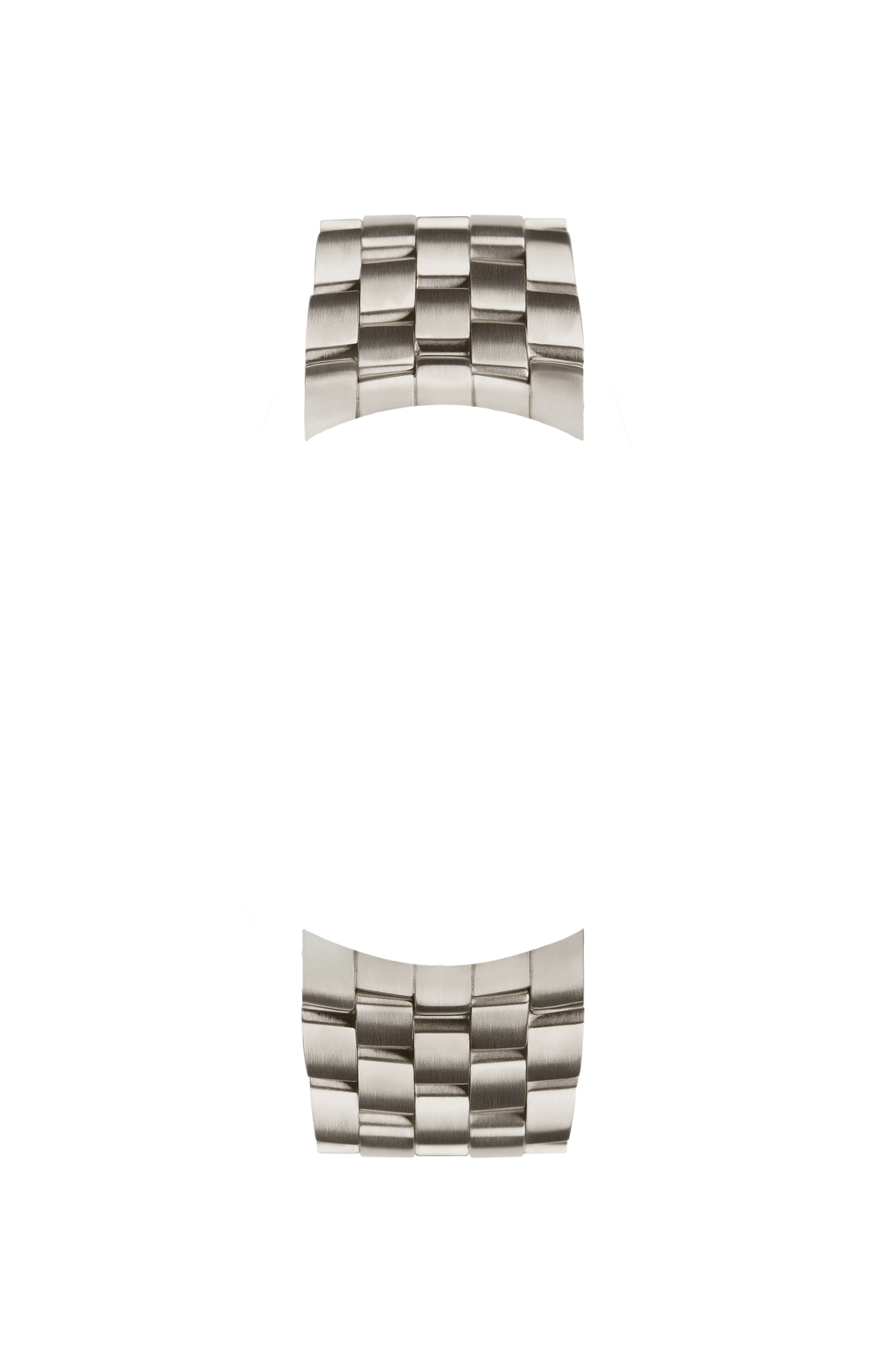 Satinized solid stainless steel bracelet with TEGIMENT – Front view