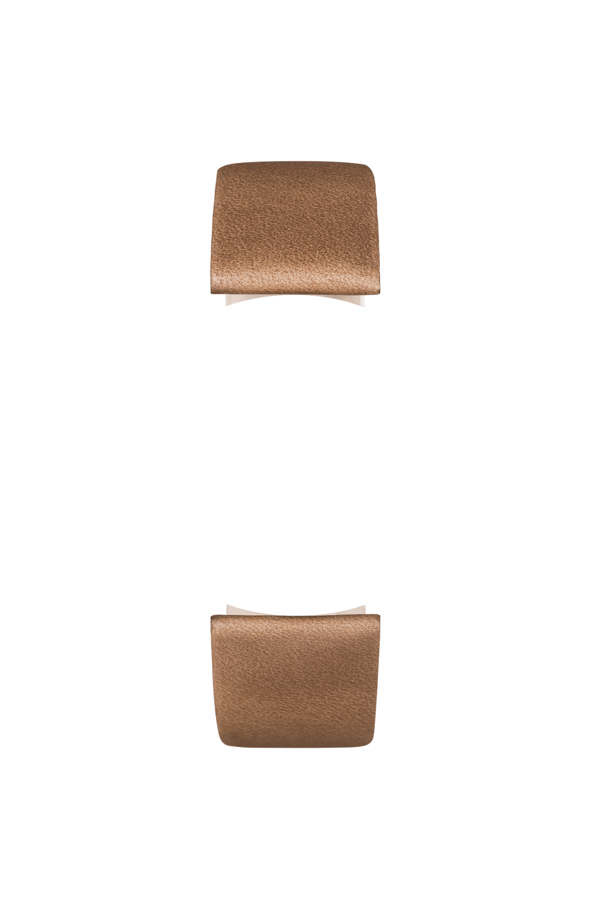 Brown calfskin strap – Front view