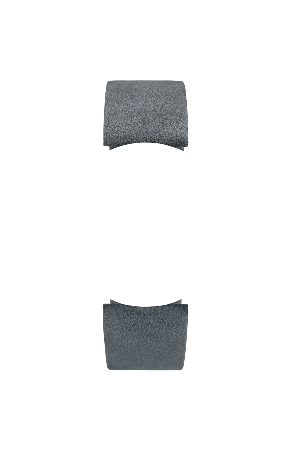 Grey Alcantara strap – Front view