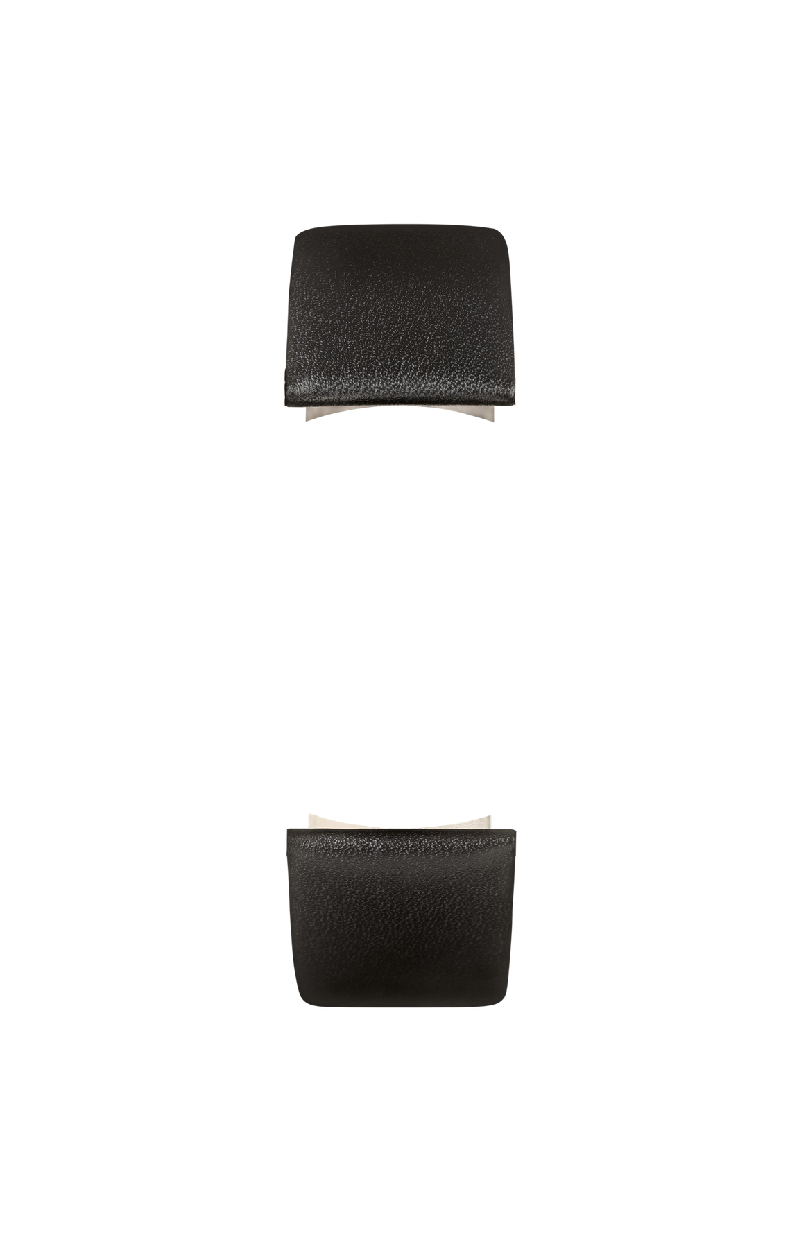 Black calfskin strap – Front view