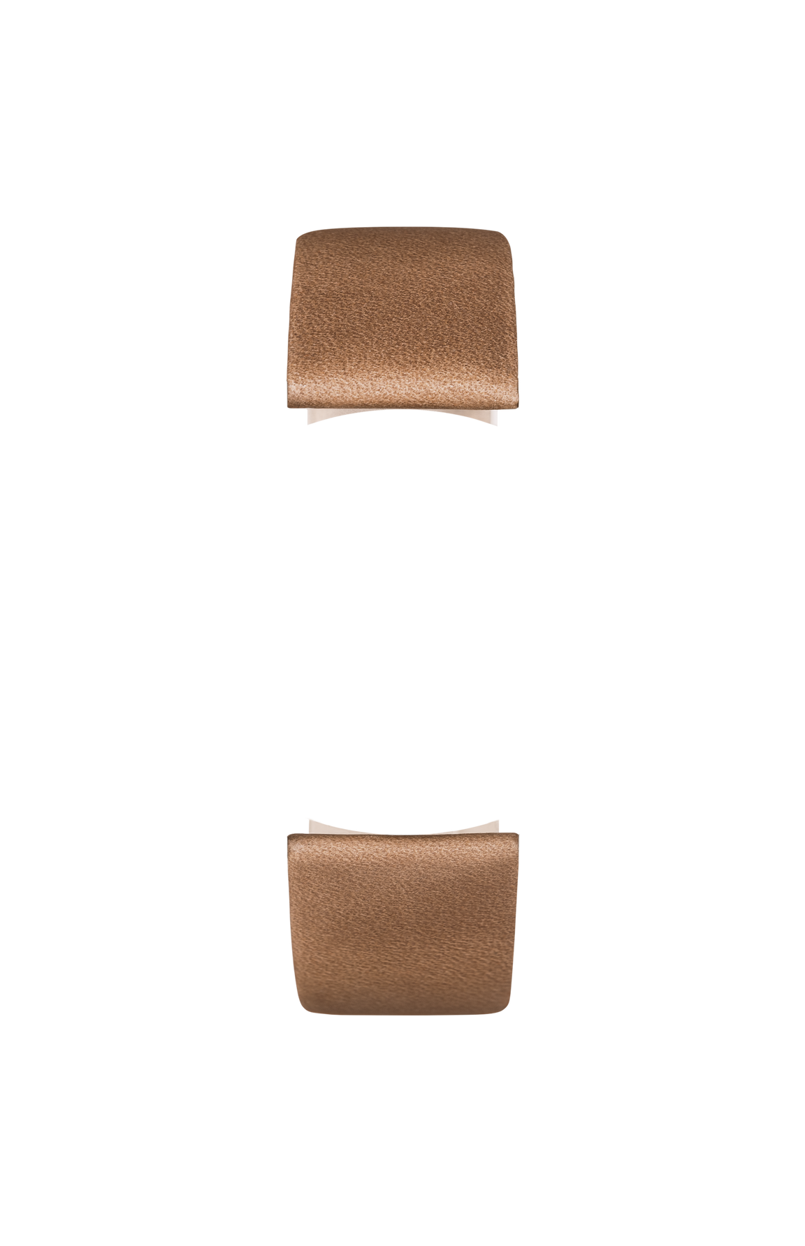 Brown calfskin strap – Front view