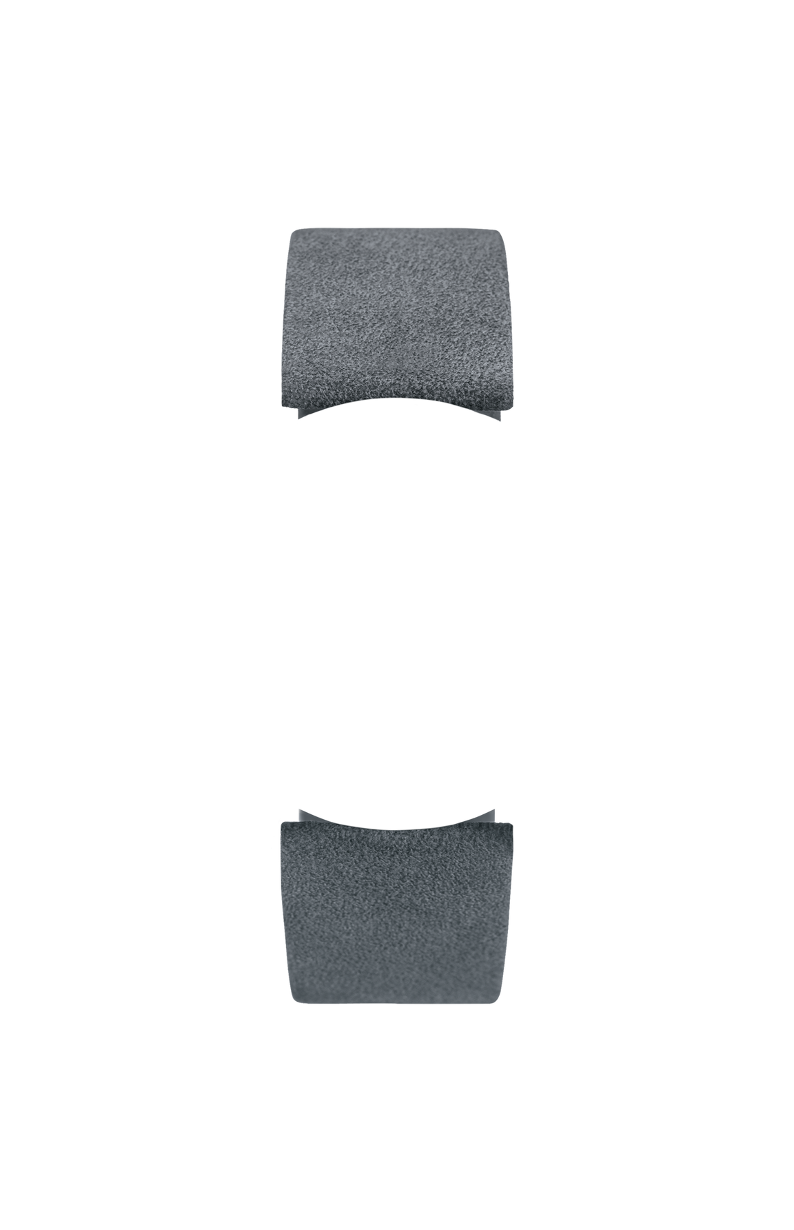 Grey Alcantara strap – Front view