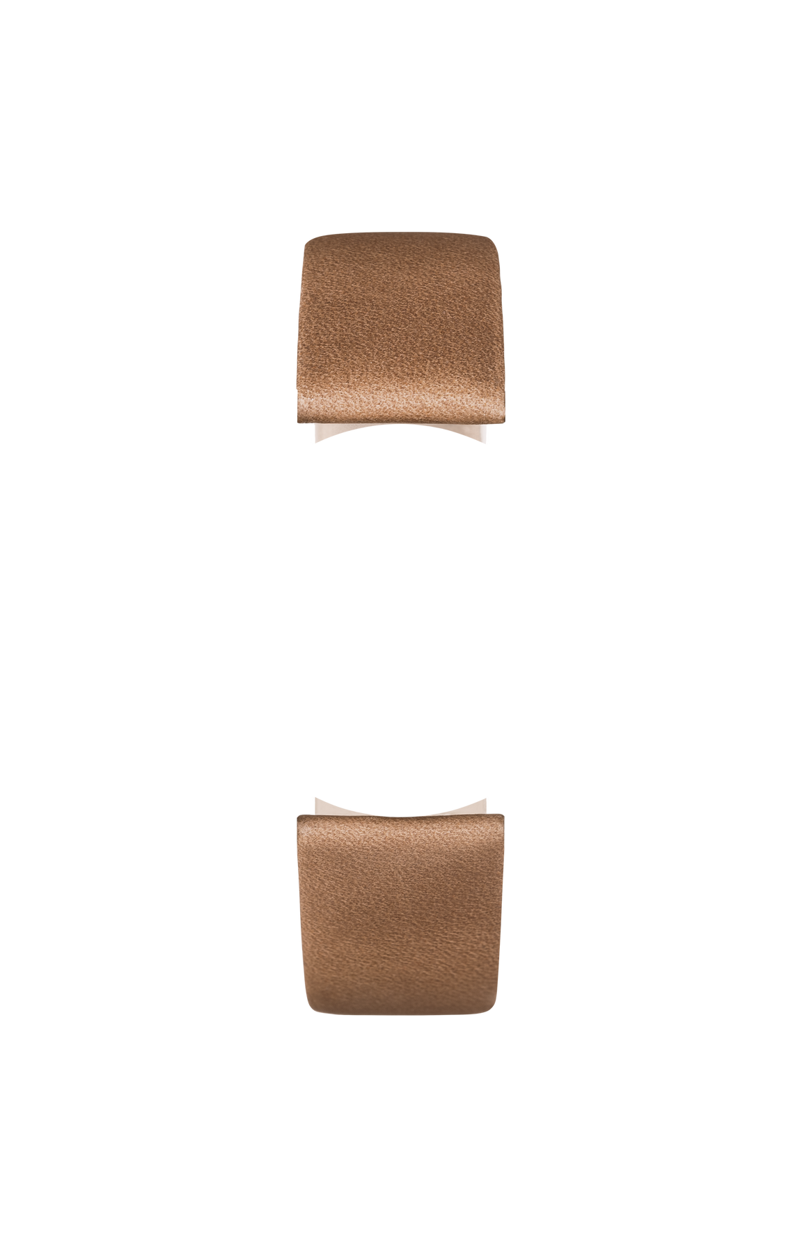 Brown calfskin strap – Front view