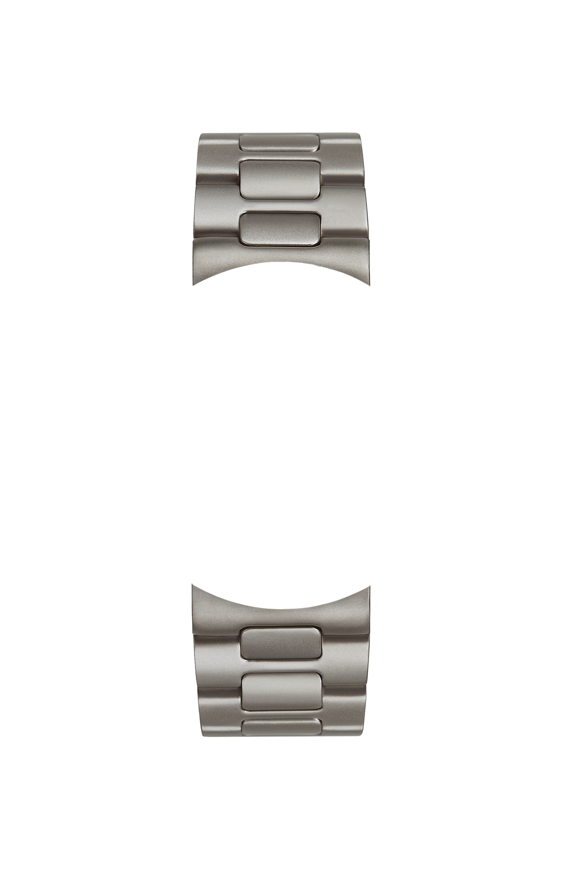 Bead-blasted solid stainless steel bracelet with TEGIMENT – Front view