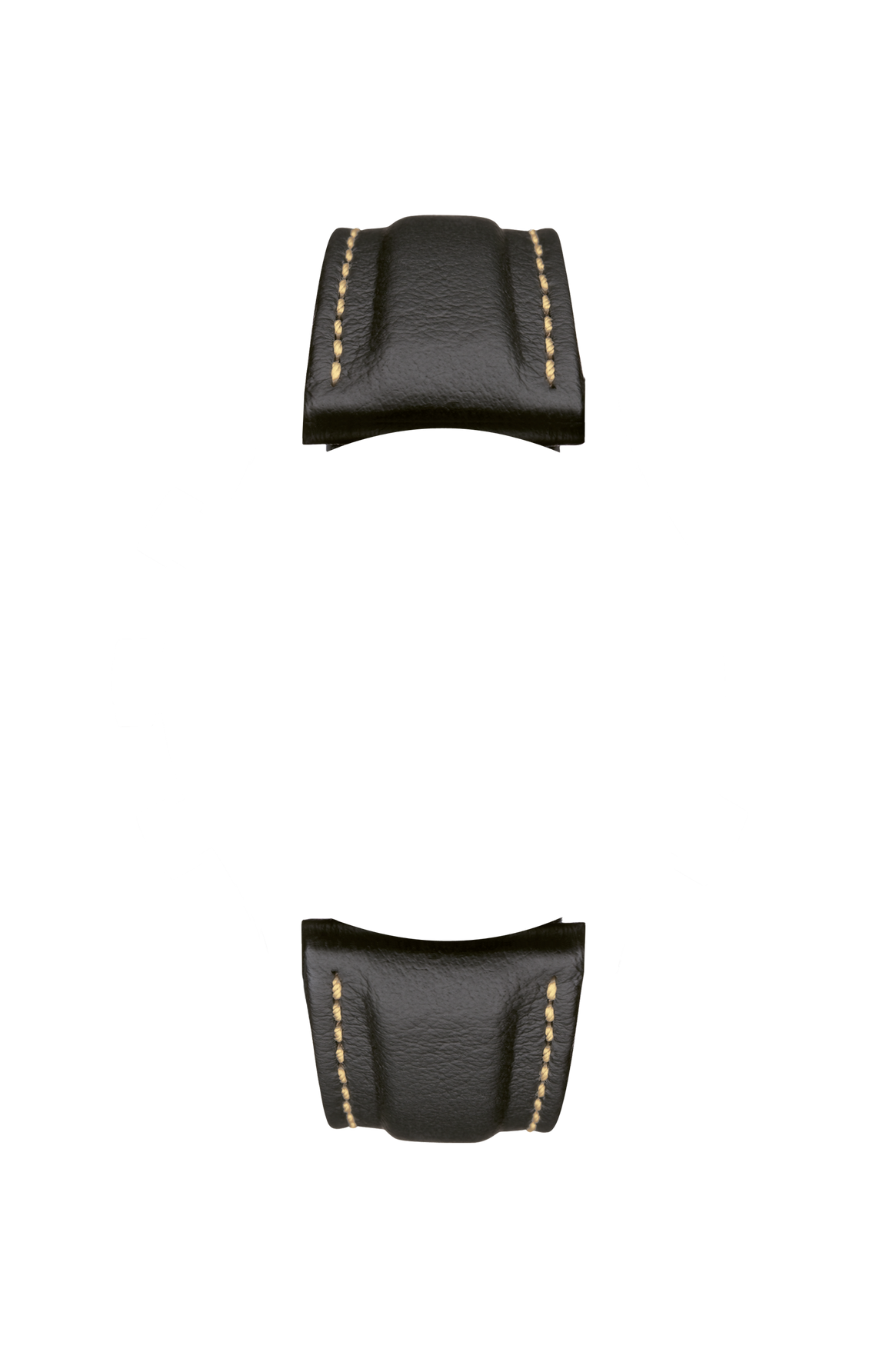 Black calfskin strap – Front view