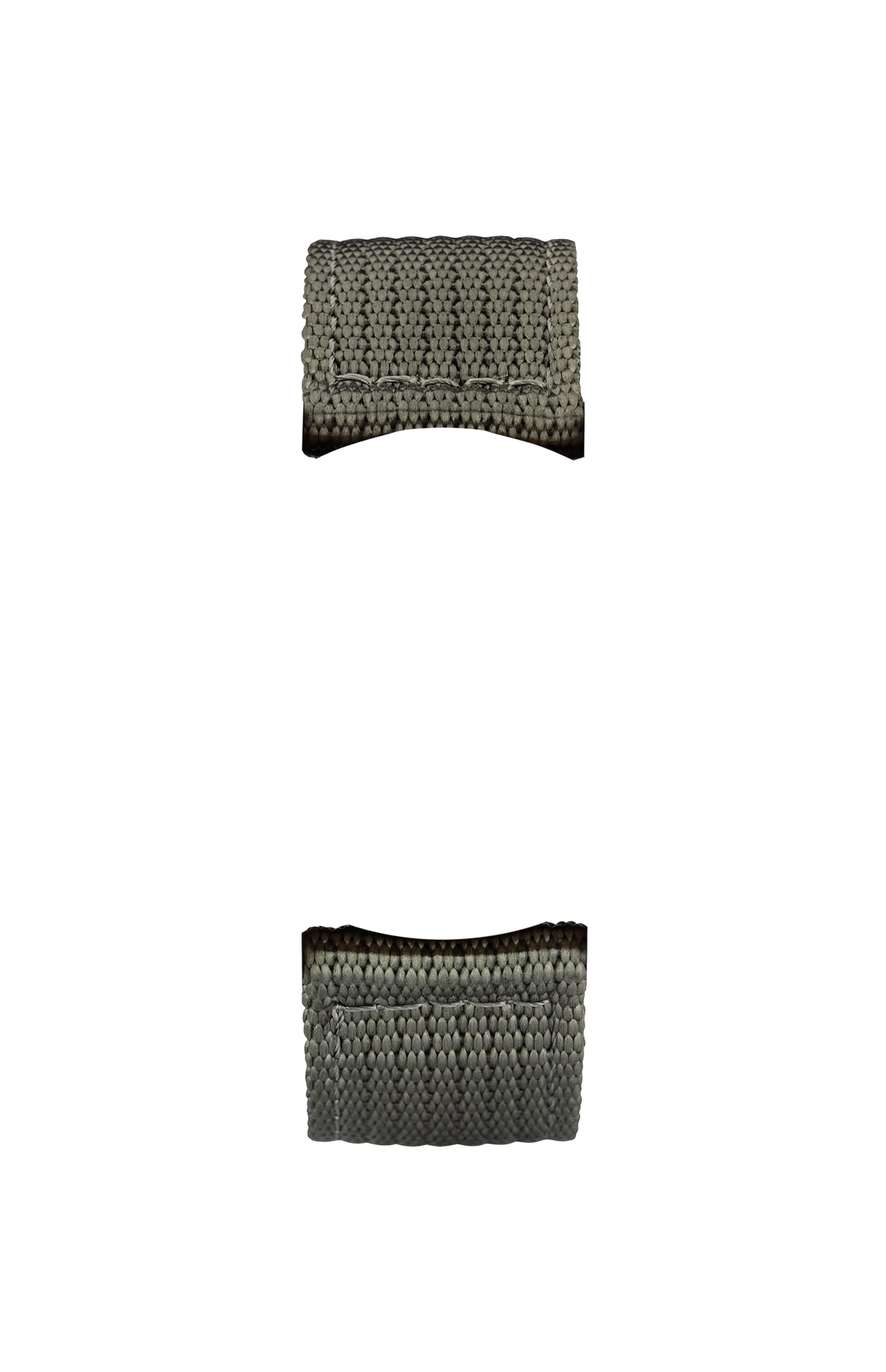 Olive grey textile strap – Front view