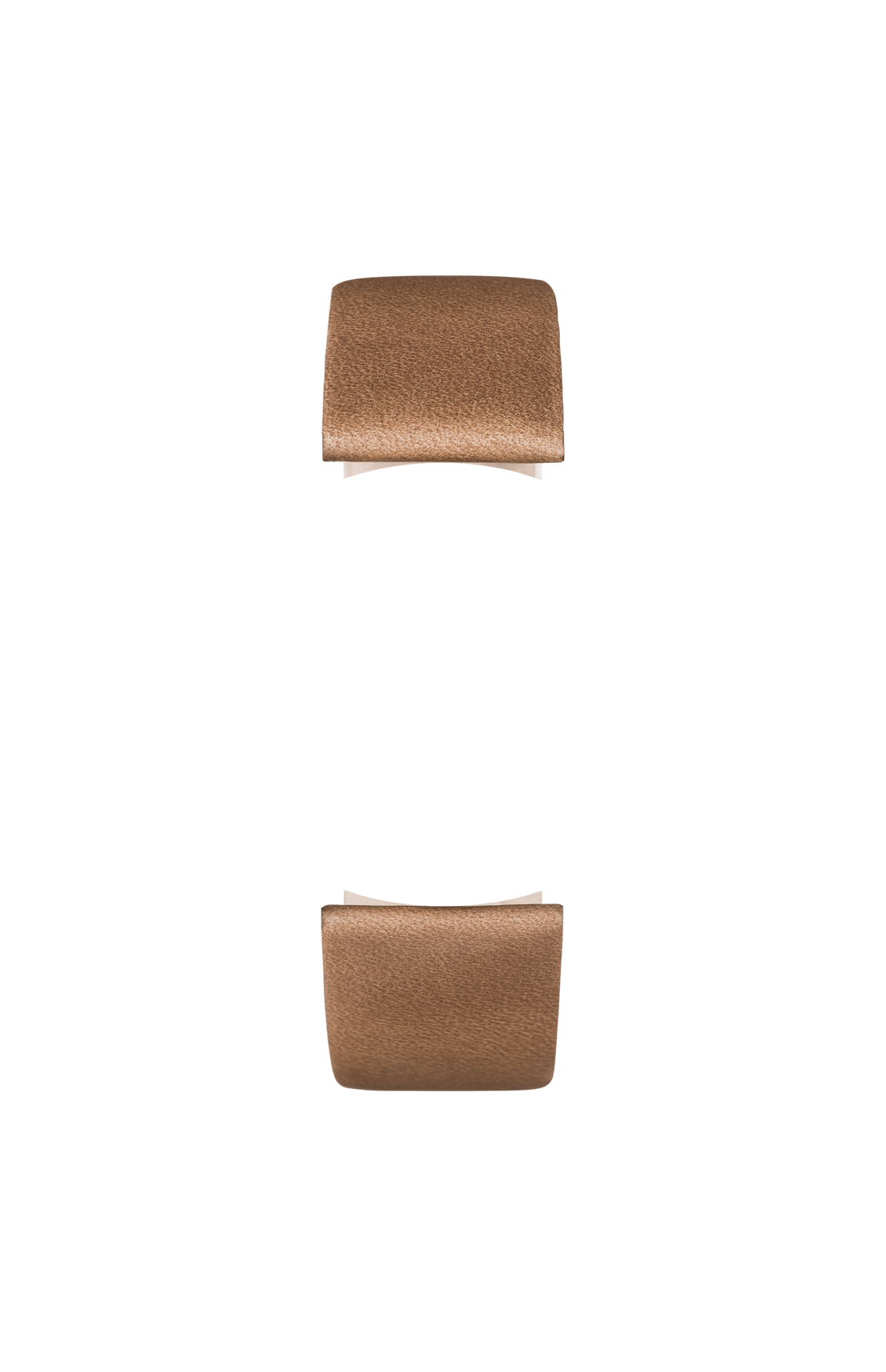 Brown calfskin strap – Front view