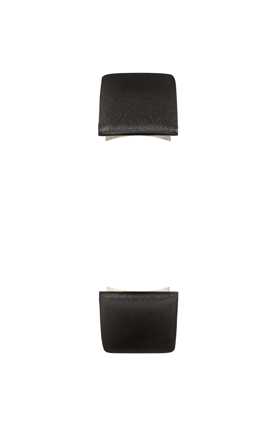 Black calfskin strap – Front view