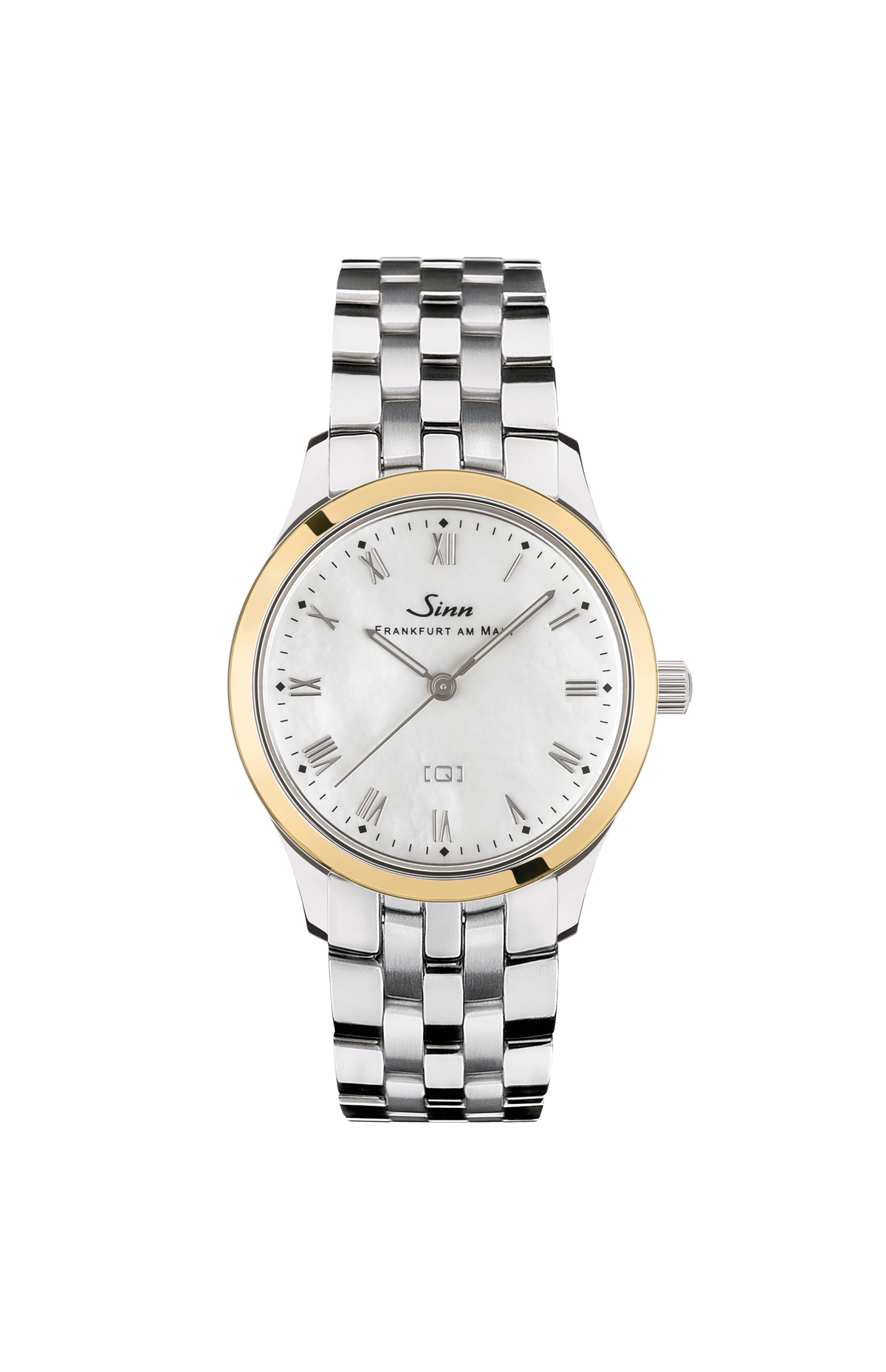 434 St GG Mother-of-pearl W – Front view with strap