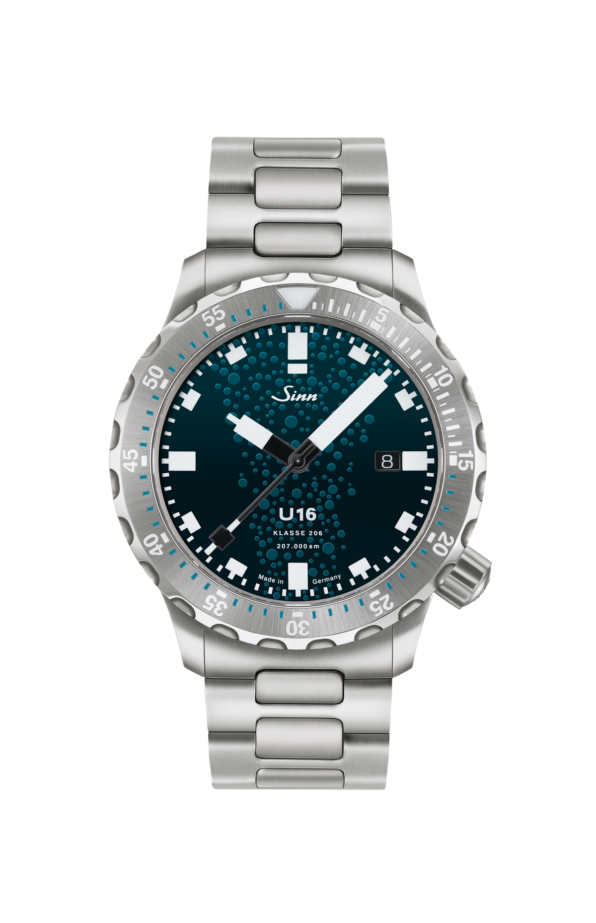 U16 – Front view with strap
