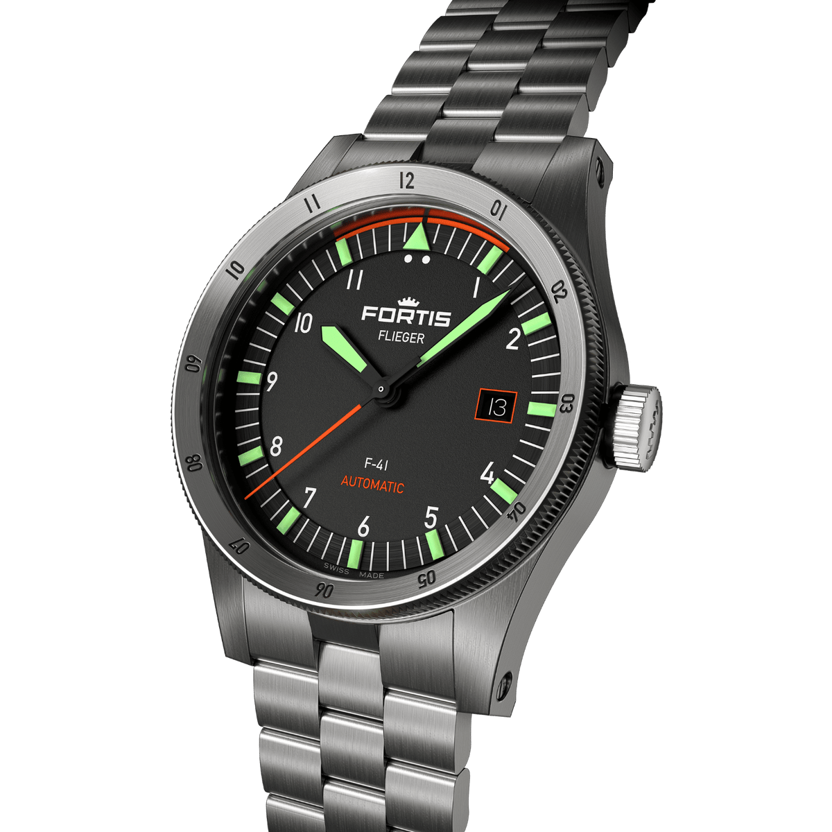 Flieger F-41 Original / Block Bracelet