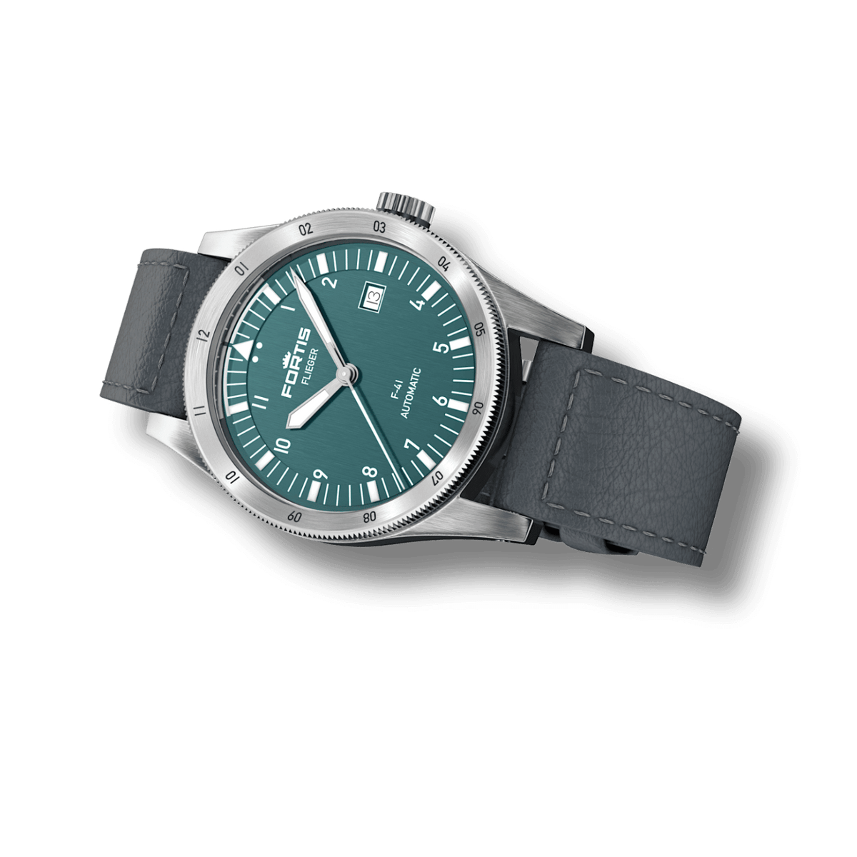 Flieger F-41 Petrol / Block Bracelet