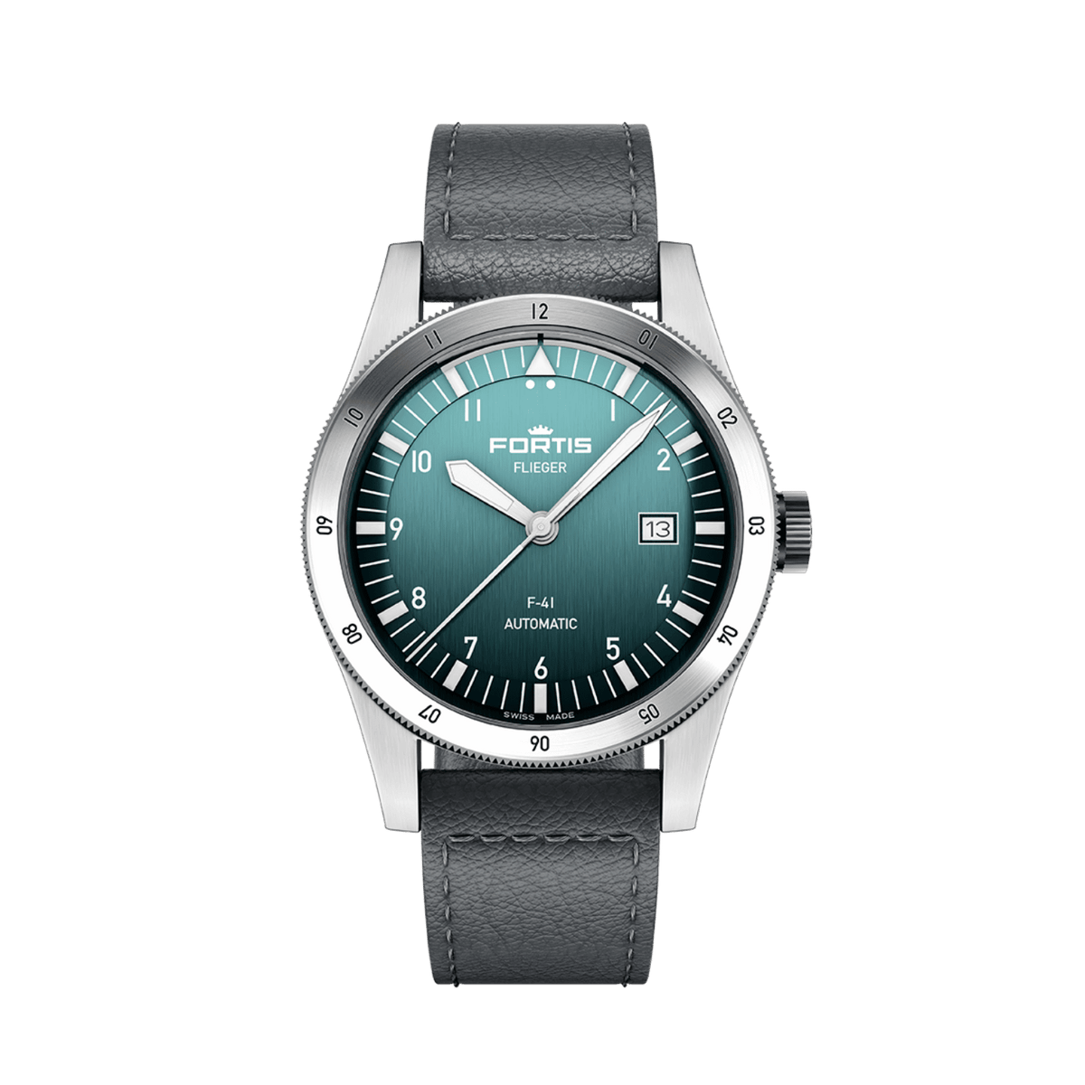 Flieger F-41 Petrol / Block Bracelet
