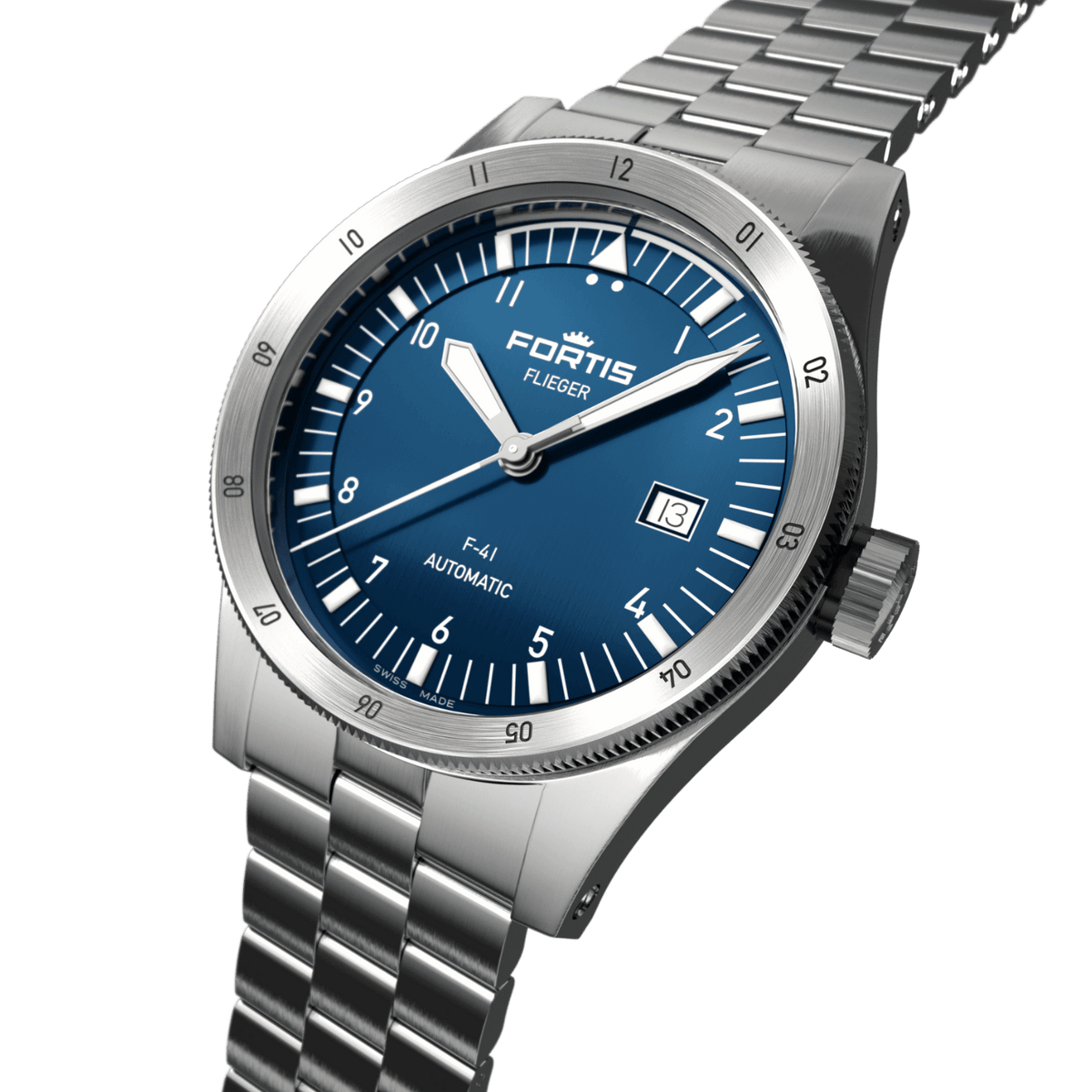 Flieger F-41 Liberty Blue / Block Bracelet