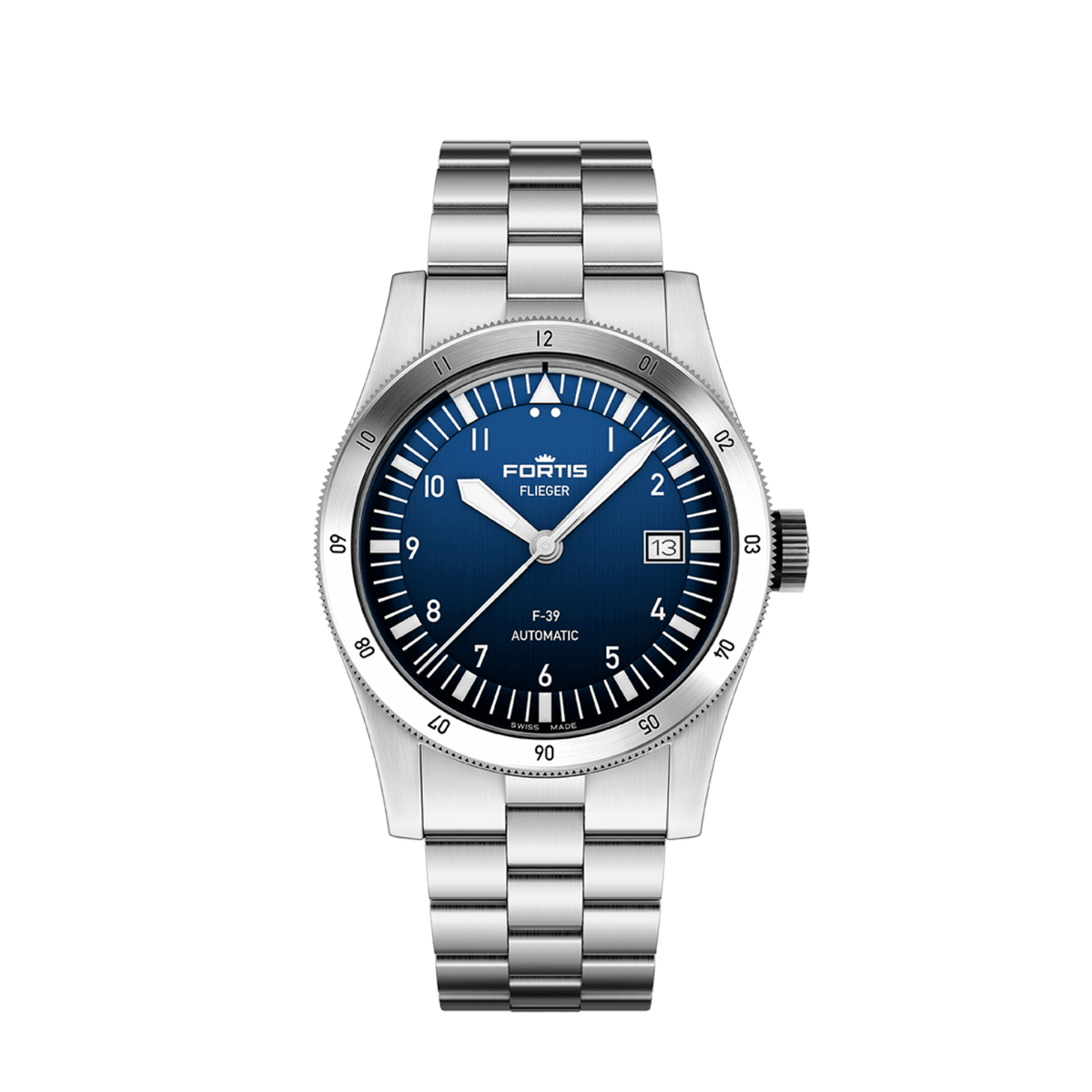 Flieger F-39 Liberty Blue / Block Bracelet