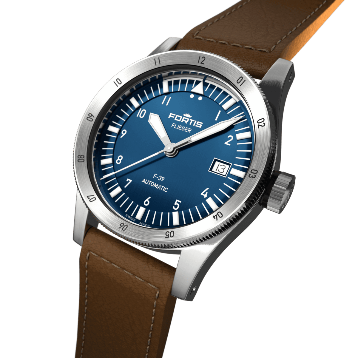 Flieger F-39 Liberty Blue / Block Bracelet