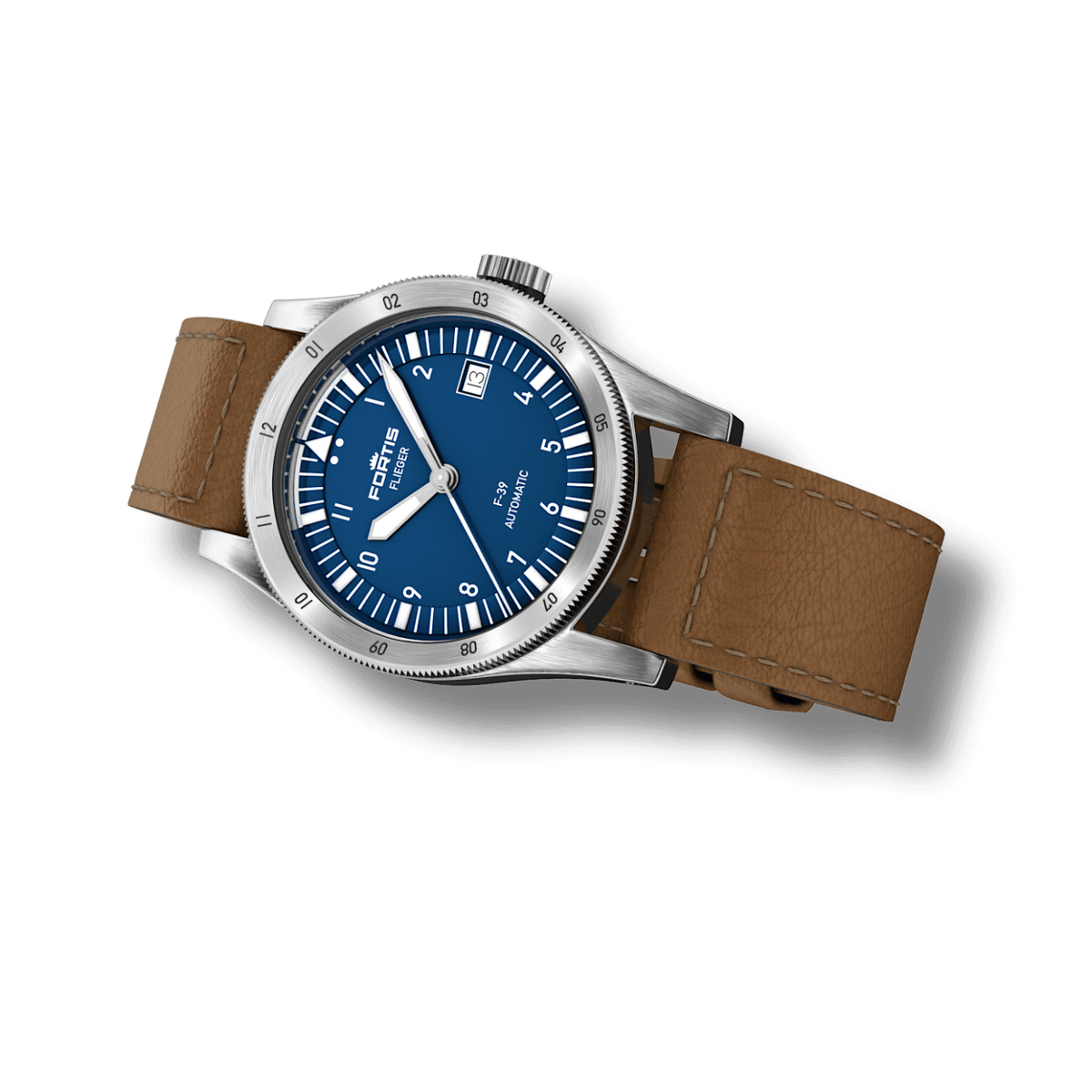 Flieger F-39 Liberty Blue / Block Bracelet