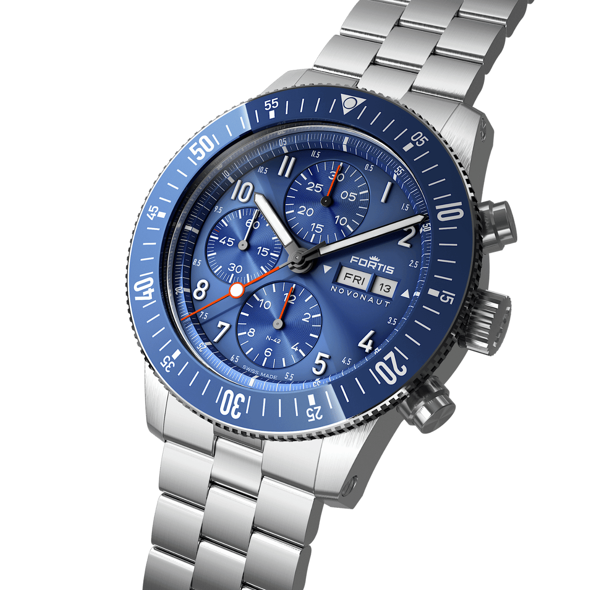 Novonaut N-42 Cobalt Blue on Block Bracelet