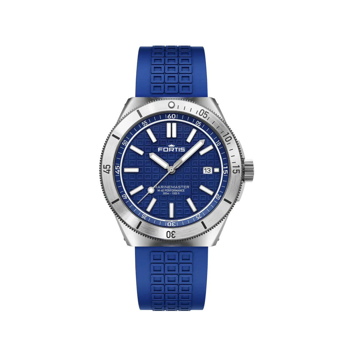Marinemaster M-40 Ocean Blue on Horizon Strap
