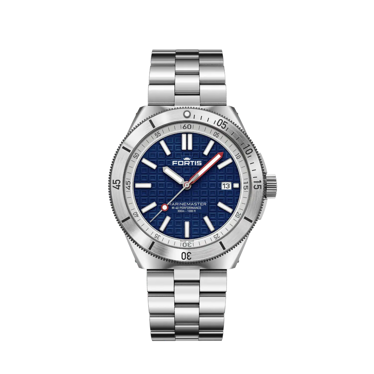 Marinemaster M-40 Blue Japan on Block Bracelet